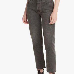 Levi's Women's 501 High Rise Straight Cropped Jeans